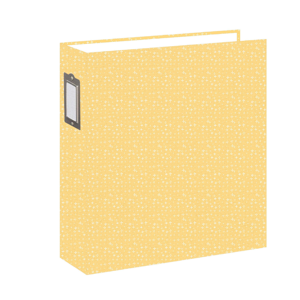 Chipboard album 6x8 Wide Spine Light Sunshine Crosses