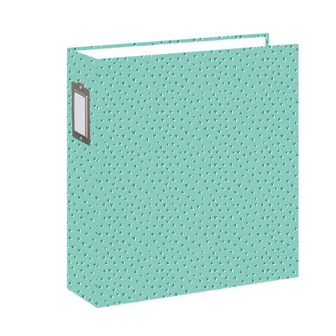 Chipboard album 6x8 Wide Spine Mint Hearts [Pre-order Black Friday]