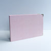 Chipboard album 8x6 Wide Spine Peach Dots