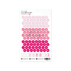 Clear Date Stickers Cotton Candy