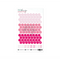 Clear Date Stickers Cotton Candy