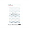 Clear Date Stickers Powder Blue & Navy