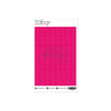 Clear Number Stickers Big Gilmo Bubble Gum