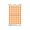Clear Reinforcers Stickers Papaya