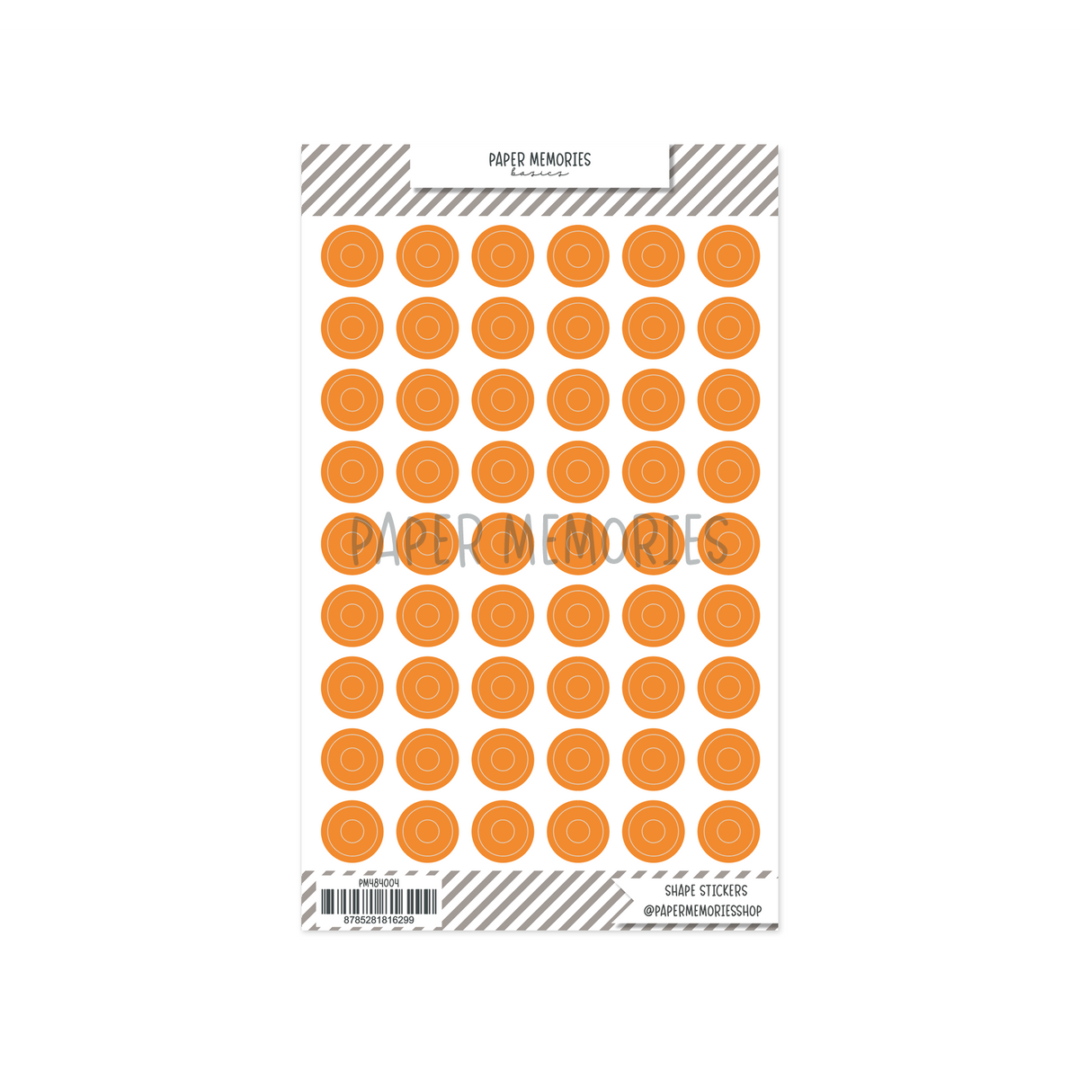 Clear Reinforcers Stickers Papaya – DLS Design