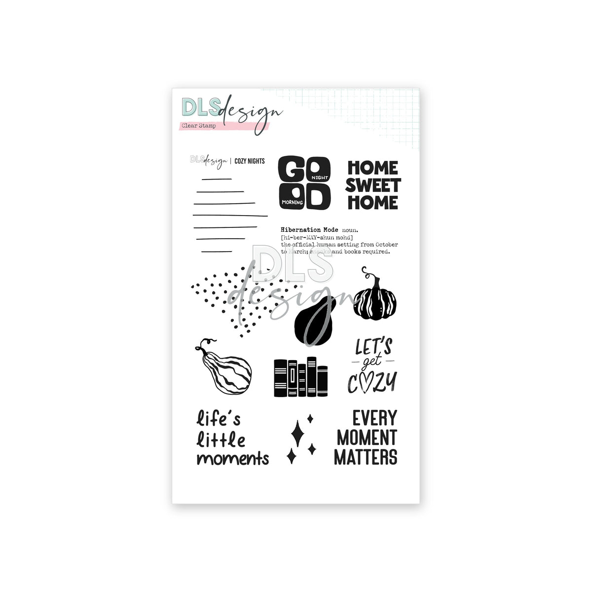 Clear Stamp A Story Of Cozy Nights