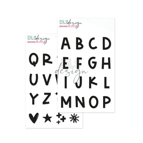 Clear Stamp Alphabet Mason Big