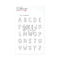 Clear Stamp Alphabet Mason Medium Outline