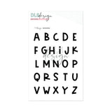 Clear Stamp Alphabet Mason Medium