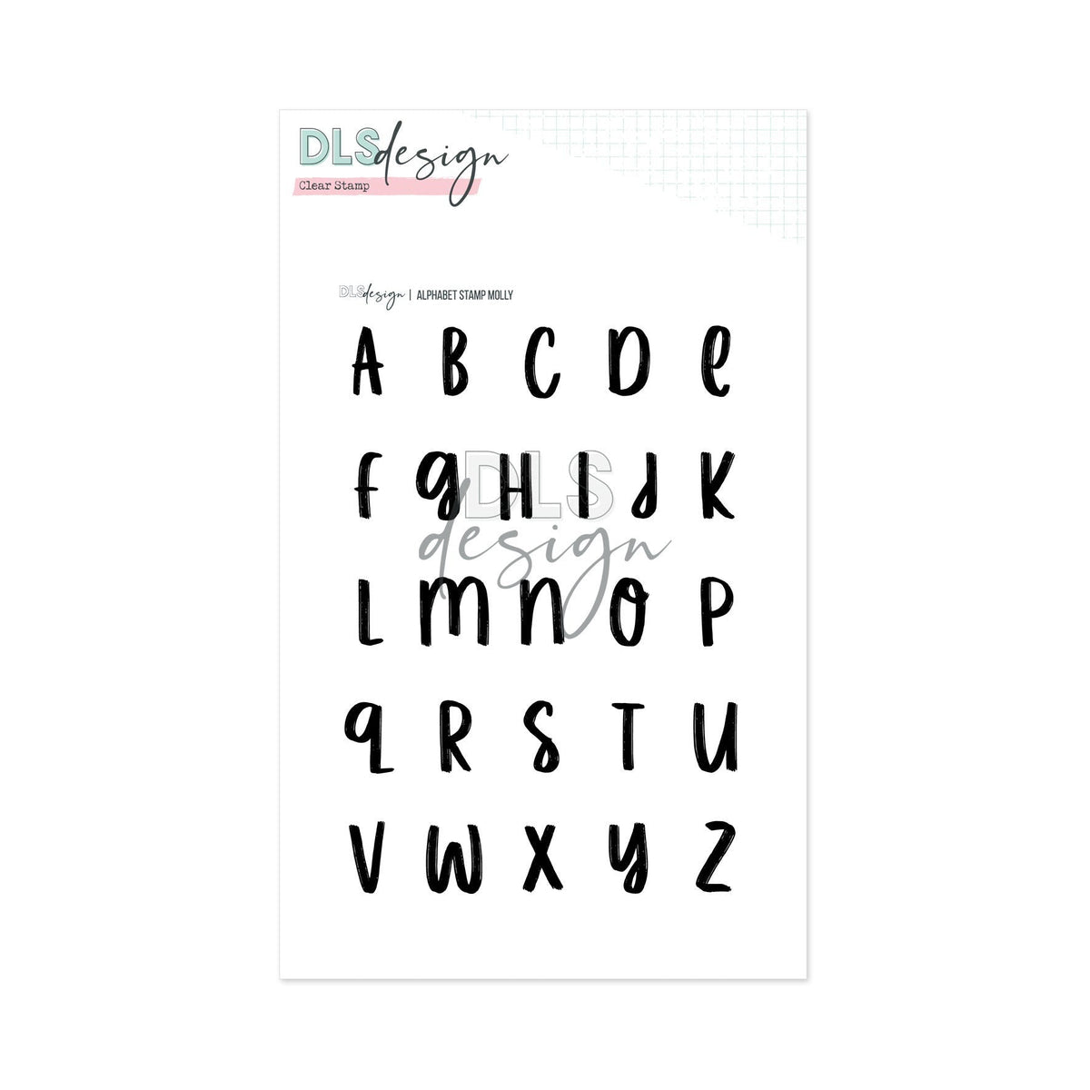 Clear Stamp Alphabet Molly