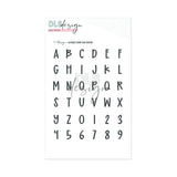 Clear Stamp Alphabet Sage Medium