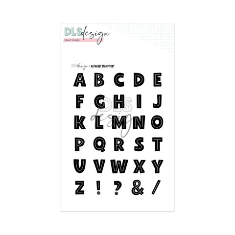Clear Stamp Alphabet Toby