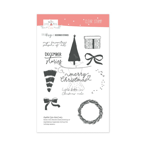 Clear Stamp December Stories