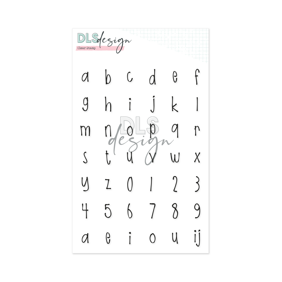 Clear Stamp Elsie Small ABC Lowercase