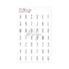 Clear Stamp Emma Small ABC Uppercase