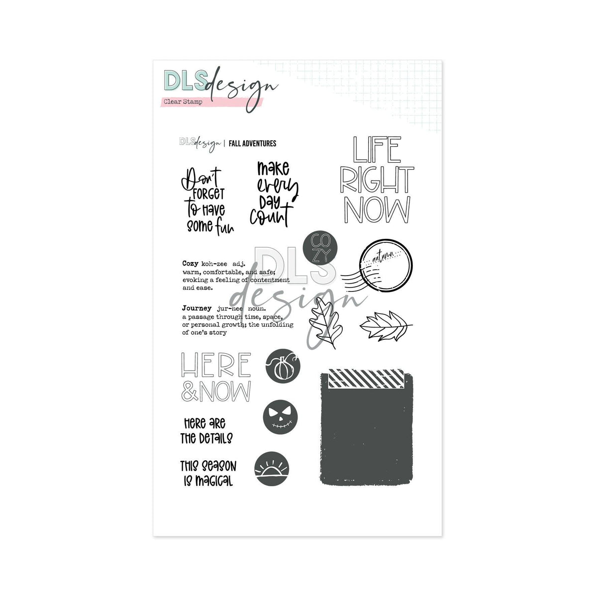 Clear Stamp Fall Adventures