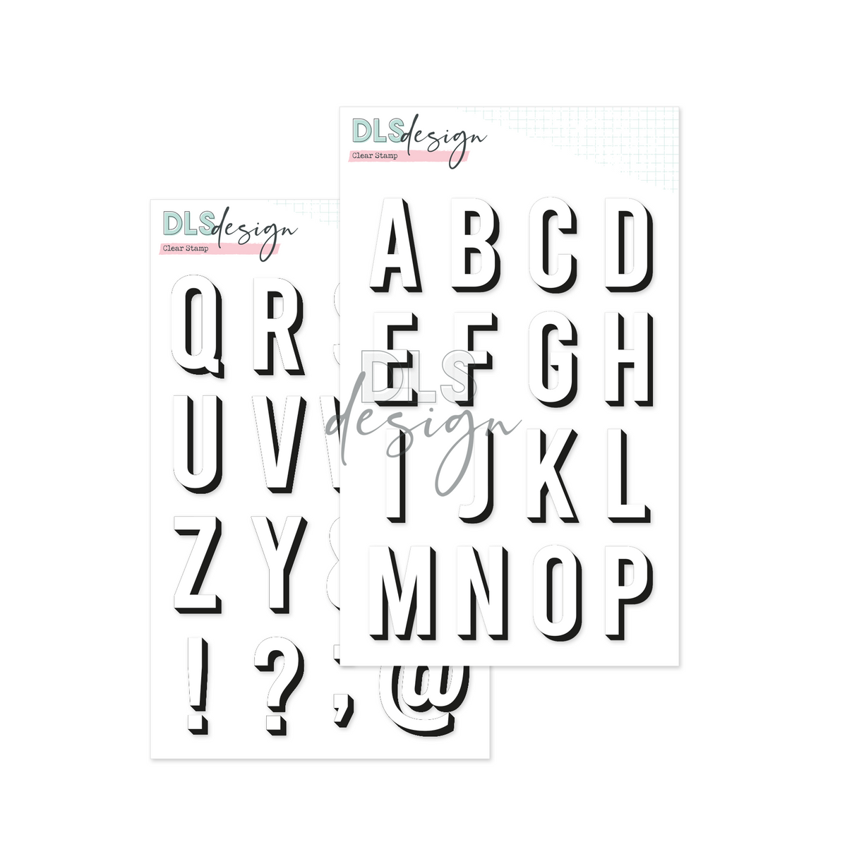 Clear Stamp Gilmo Big ABC Shadow