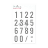 Clear Stamp Gilmo Big Numbers Striped