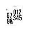 Clear Stamp Gilmo Jumbo Numbers