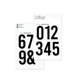 Clear Stamp Gilmo Jumbo Numbers