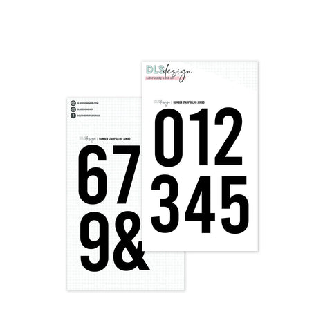 Clear Stamp Gilmo Jumbo Numbers