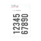 Clear Stamp Gilmo Mega Numbers Stripes