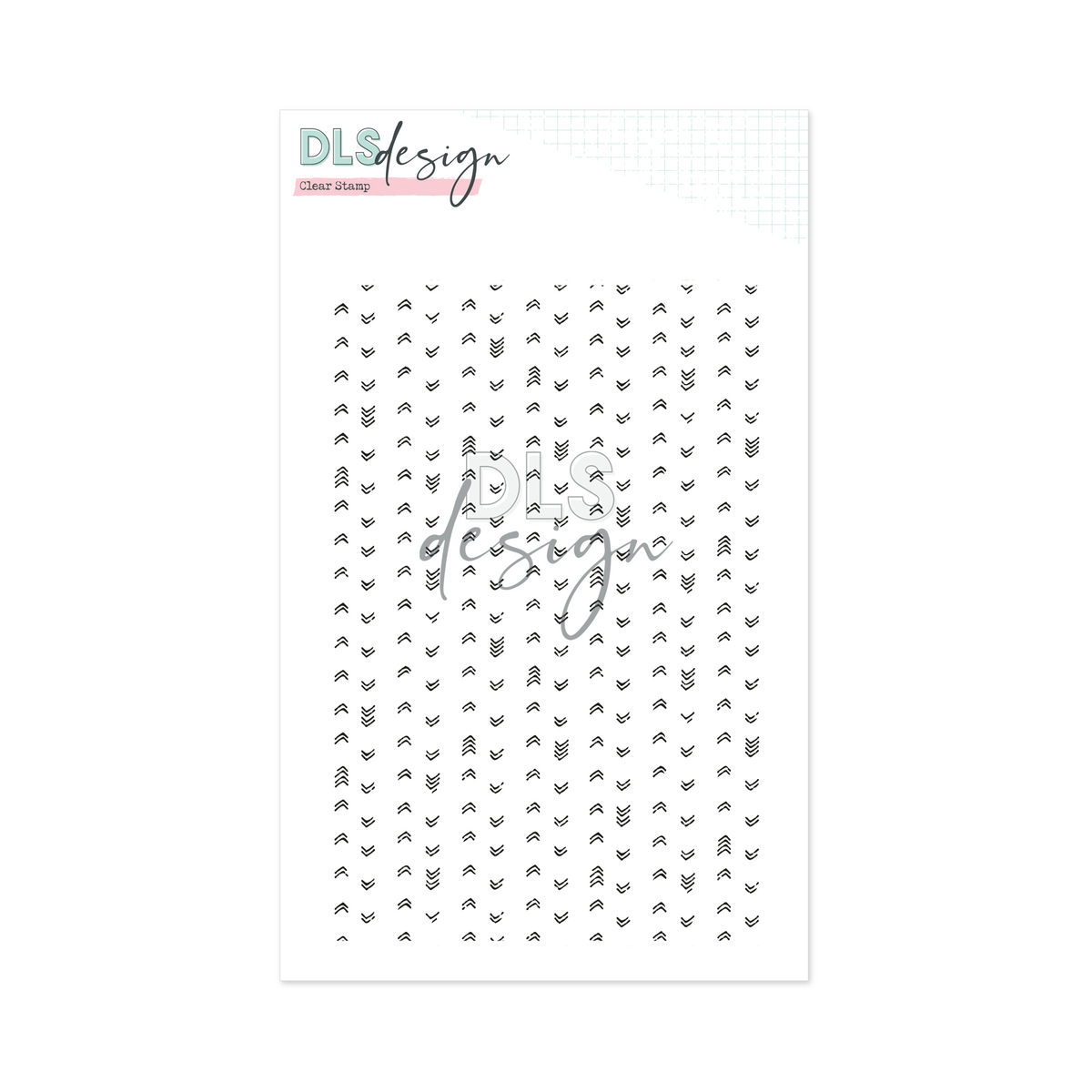 Clear Stamp Grungy Chevron Background