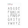Clear Stamp Hunter Medium ABC Uppercase