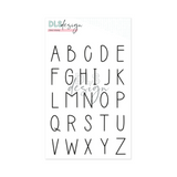 Clear Stamp Hunter Medium ABC Uppercase