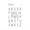 Clear Stamp Hunter Medium ABC Uppercase