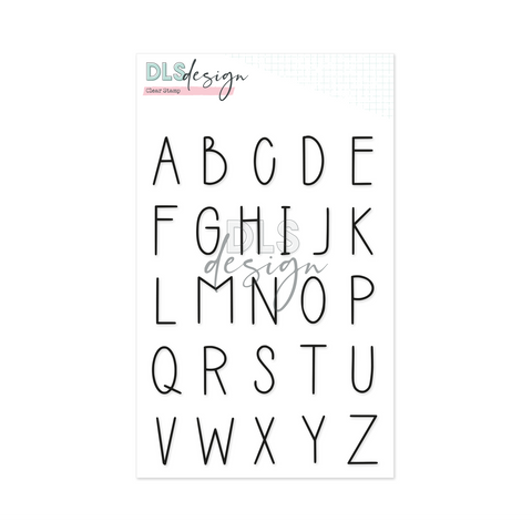 Clear Stamp Hunter Medium ABC Uppercase