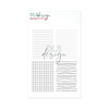Clear Stamp Journal lines and grid