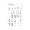 Clear Stamp Julia Medium ABC Uppercase