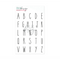 Clear Stamp Julia Medium ABC Uppercase