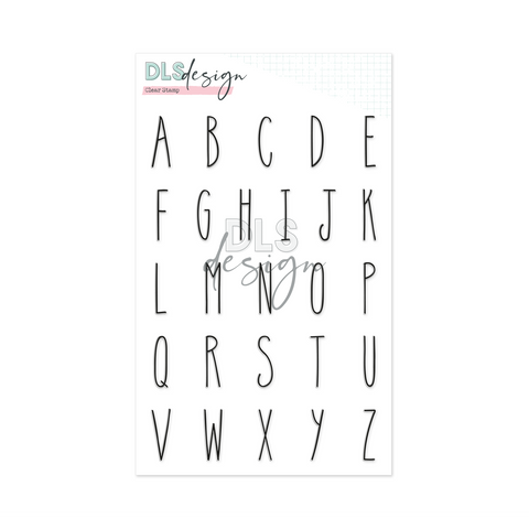 Clear Stamp Julia Medium ABC Uppercase