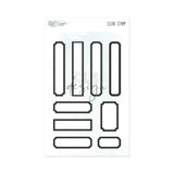 Clear Stamp Labels Dots