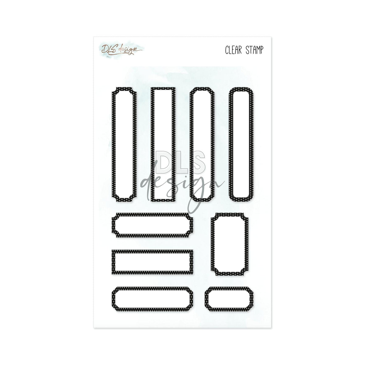 Clear Stamp Labels Dots