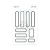 Clear Stamp Labels Stripes