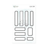 Clear Stamp Labels Stripes