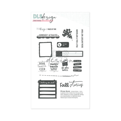 Clear Stamp Pages Of Time - Main Kit