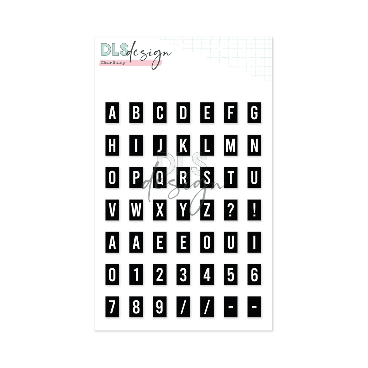 Clear Stamp Small ABC Maxime Diap