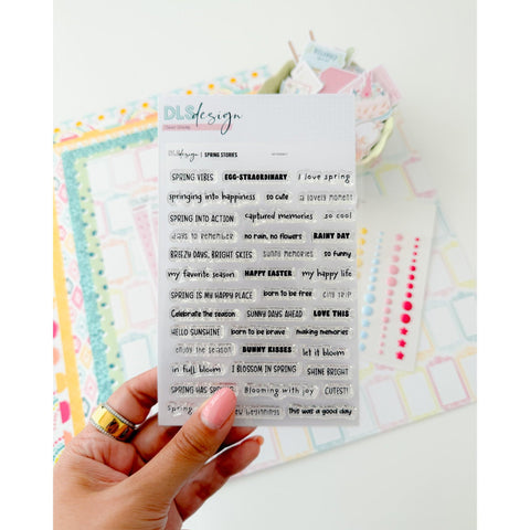 Clear Stamp Spring Stories
