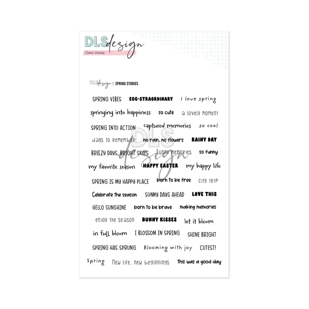 Clear Stamp Spring Stories