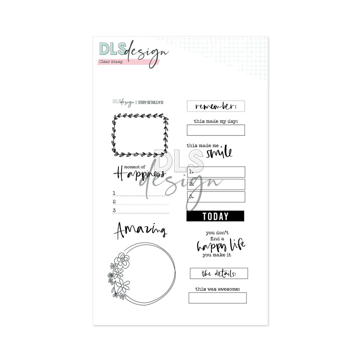Clear Stamp Story Details #10