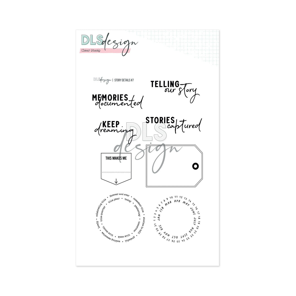 Clear Stamp Story Details #7