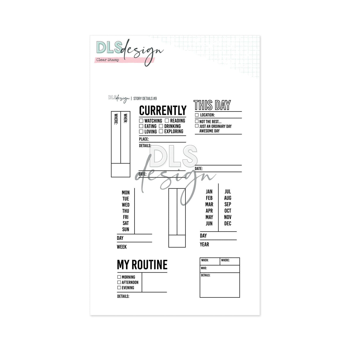 Clear Stamp Story Details #9