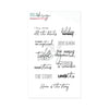 Clear Stamp Story Sayings