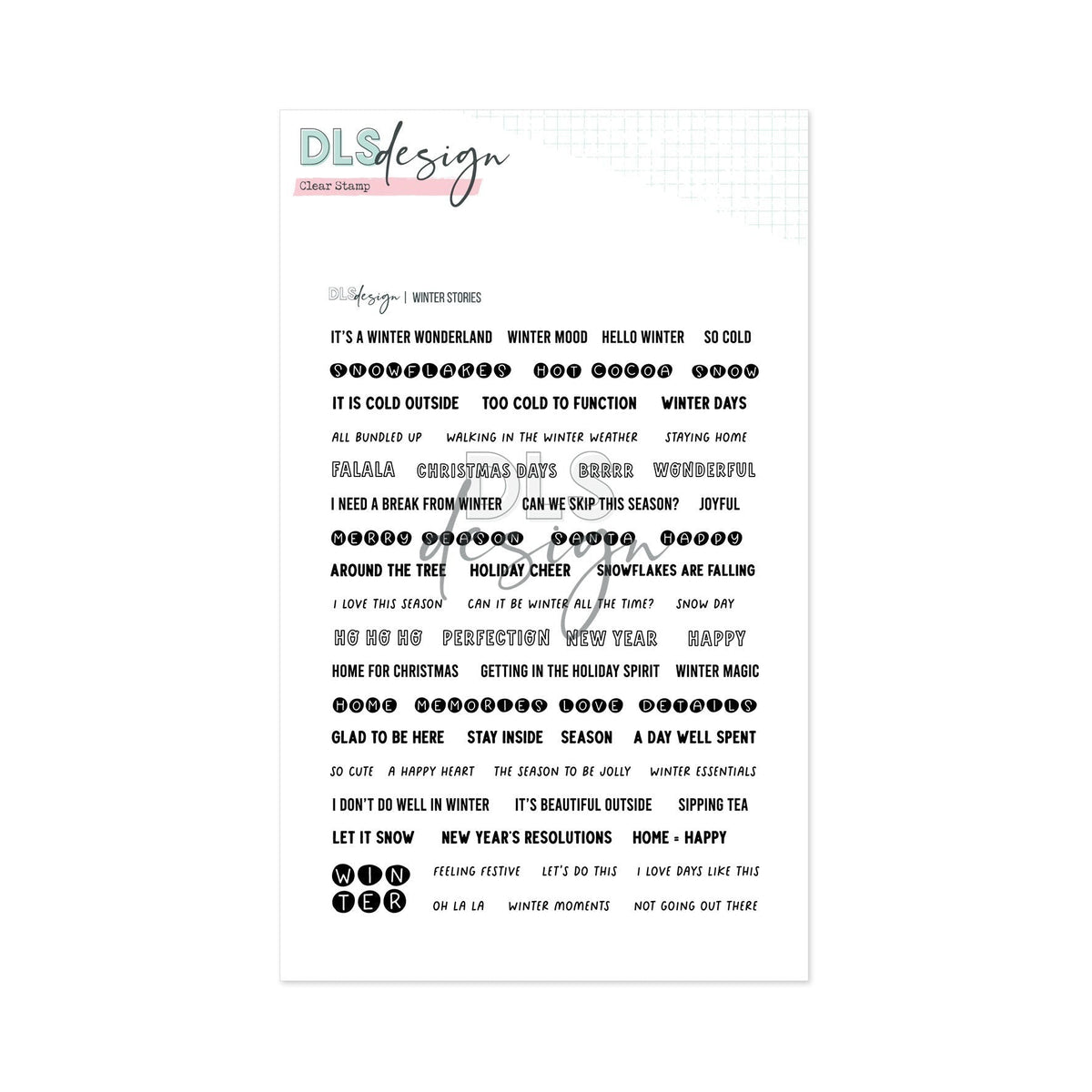 Clear Stamp Winter Stories