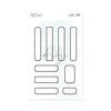 Clear stamp Labels Thin