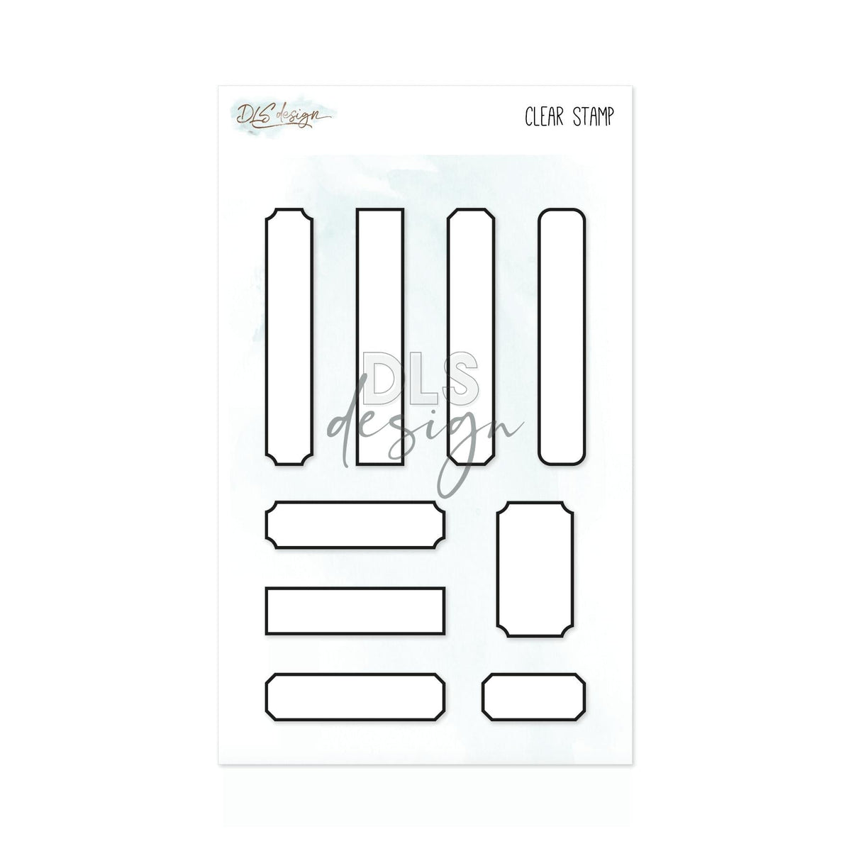 Clear stamp Labels Thin